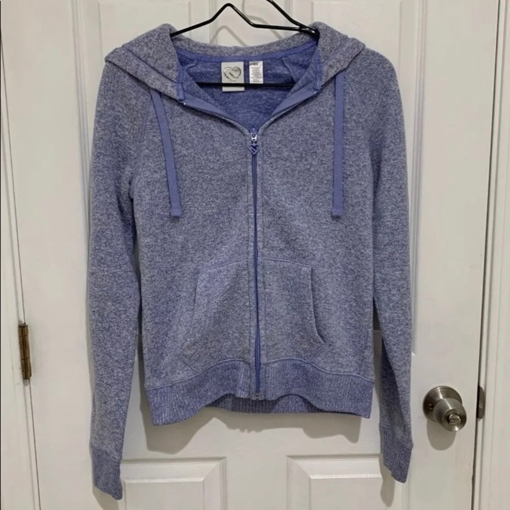 zip up hoodie lavender live love dream